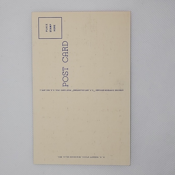 Greetings from Wisconsin Dells Wisconsin Vintage Curt Teich & Co., Inc. Postcard - Picture 2 of 7